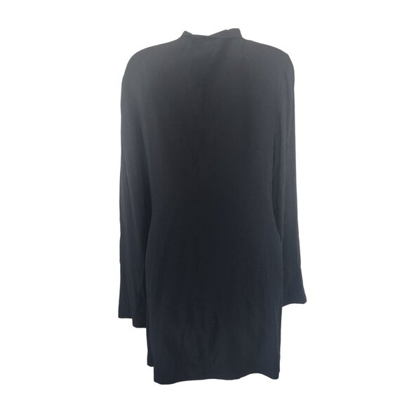 Free People Black Double-Breasted Blazer Dress With Gold Buttons - Size S - Picture 6 of 8